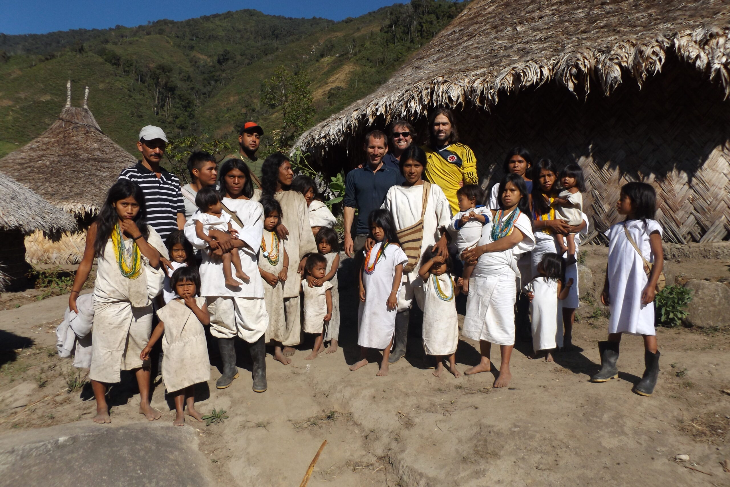 Kogi indianen in Colombia