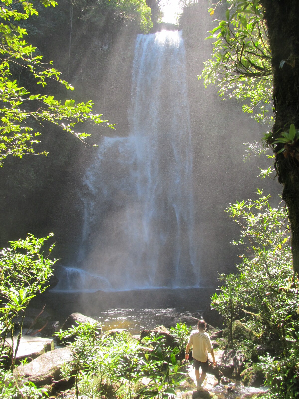 Waterval in Zuid-Colombia